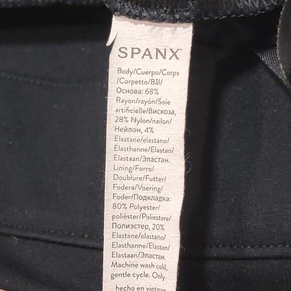 SPANX Smooth Perfect Fit Ponte Slim Straight Pull On Pants Size Large 20254R - Picture 4 of 9